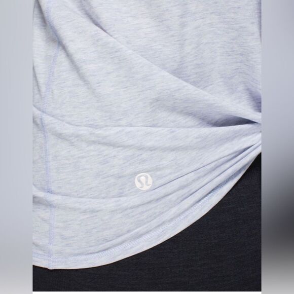 Lululemon All Tied Up Tank (Prima Cotton) Heathered Cool Breeze Gray Size Small - Picture 8 of 10